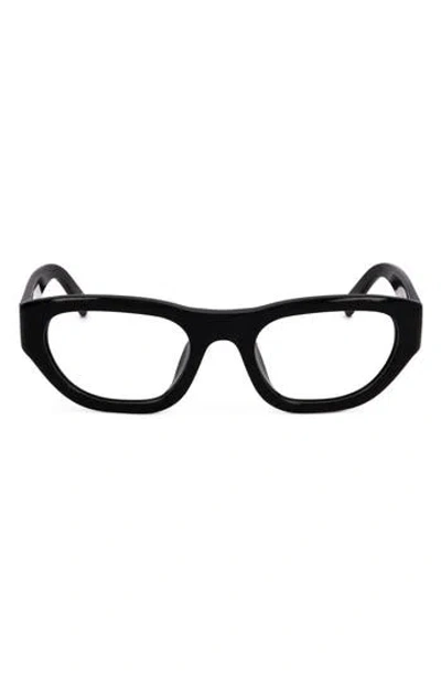 Marni 53mm Rectangular Reading Glasses In Black