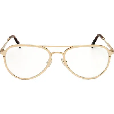 Marni 55mm Aviator Reading Glasses In Gold