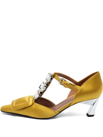 Pre-owned Marni 55mm Buckle-detail Pumps