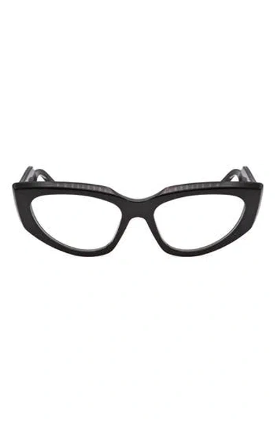Marni 55mm Cat Eye Reading Glasses In Black