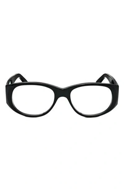 Marni 55mm Round Reading Glasses In Black