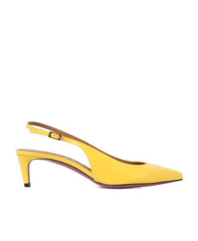 MARNI 55MM SLINGBACK LEATHER PUMPS
