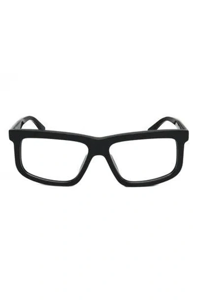 Marni 57mm Rectangular Reading Glasses In Black