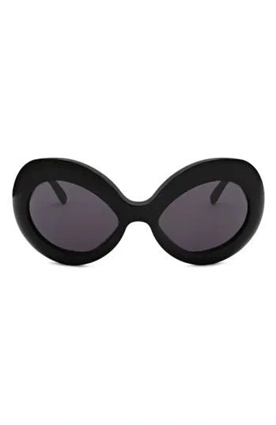 Marni 58mm Round Sunglasses In Black