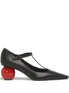 Marni 60mm T-bar Spherical-heel Pumps In Black