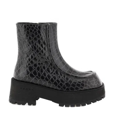 Marni 65mm Chunky Chelsea Boots In Black