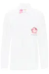 MARNI MARNI "SHIRT WITH FLOWER PRINT PATCH AND EMBROIDERED LOGO