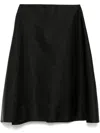 Marni Virgin-wool Midi Skirt In Black
