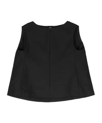 Marni A-line Sleeveless Blouse In Black