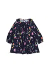 Marni Abito Corto In Jersey Allover Nutcracker In Black