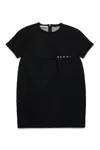 Marni Abito Mini In Neoprene Egg Shape In Black