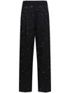 Marni Abstract-pattern Print Trousers In Black