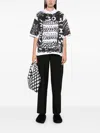 Marni Short-sleeved T-shirt With Abstract Graphic Print In Multi