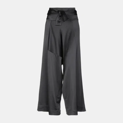 Pre-owned Marni Acetate Trousers It 40 In Black