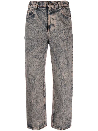 Marni Acid-wash Cropped Denim Jeans