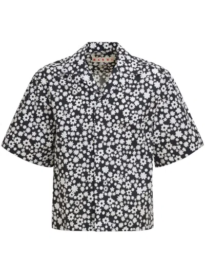 MARNI ALL-OVER FLORAL PRINT SHIRT