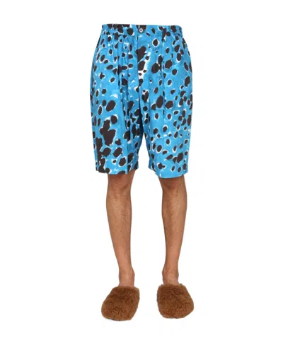 MARNI MARNI POP DOTS PRINT BERMUDA SHORTS