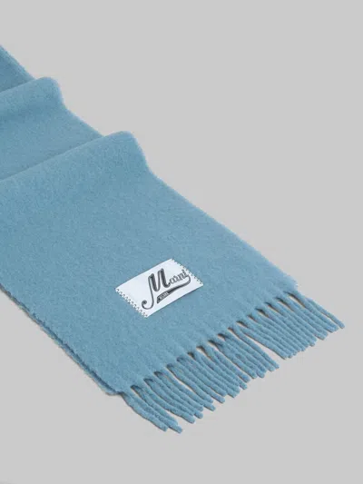 Marni Alpaca Scarf In 00b47 Lake