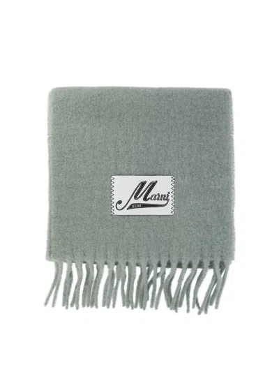 Marni Alpaca Scarf In Green
