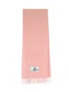 Marni Womens 00c13 Brand-patch Alpaca-blend Scarf In Pink