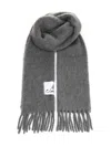 Marni Alpaca Scarf Scarves And Foulards Grey In Gray