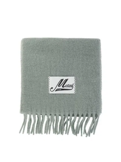 Marni Alpaca Scarf In Green