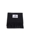 Marni Fringed-trims Scarf In Black