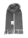 Marni Alpaca Scarf Scarves And Foulards Grey In Gray