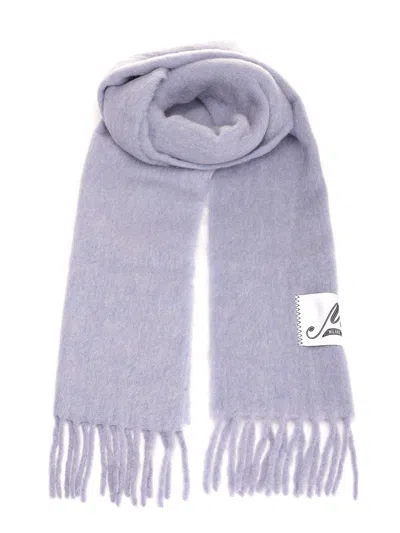 Marni Alpaca Scarf Scarves And Foulards Light Blue