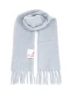 Marni Alpaca Scarf Scarves And Foulards Light Blue In Blue