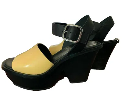 Pre-owned Marni Anatomic Wedge Sandals Platform Sandals Shoes Pumps 37 In Light Topaz