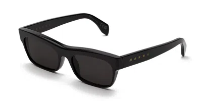 Marni Angdoa Black 1gr Men's Sunglasses Black Size 55