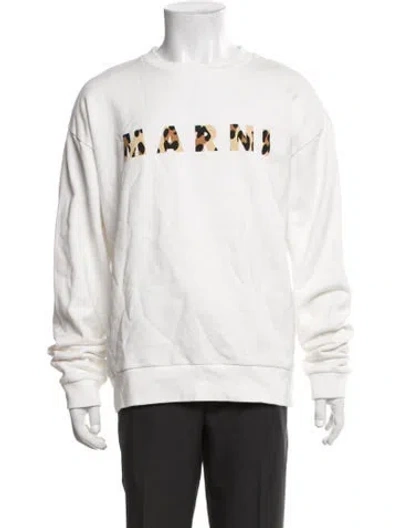 Pre-owned Marni Animal Print Jacket In White