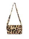 Marni Animal Print Shoulder Bag In Neutrals