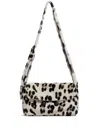Marni Animal Print Shoulder Bag In White