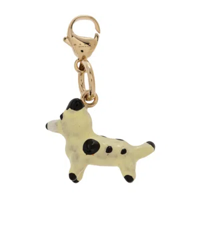 Marni Animal-themed Keychain In Nude