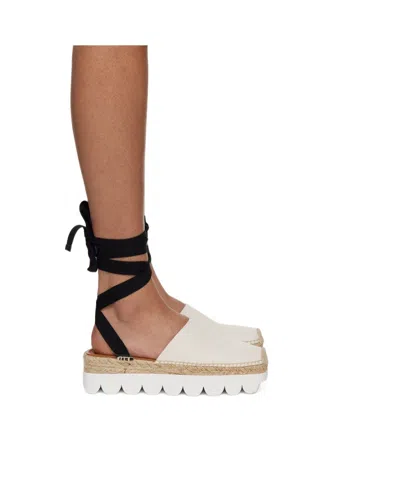 Marni Ankle-tie Flatform Espadrilles In Brown