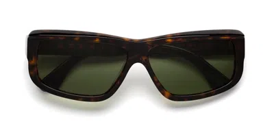 Marni Annapuma Circuit 3627 Asian Fit Lp0 Men's Sunglasses Tortoiseshell Size Standard In Brown