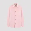 Marni Wool And Mohair-blend Jacket In Pink & Purple
