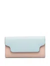Marni Aquamarine Calf Leather Keychains In Multi