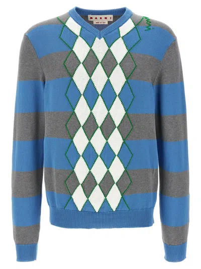 MARNI MARNI 'ARGYLE' SWEATER