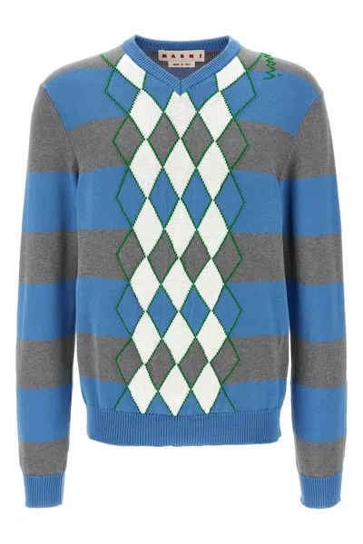 MARNI MARNI 'ARGYLE' SWEATER