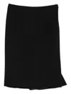 Marni Asymmetric Midi Skirt In Black