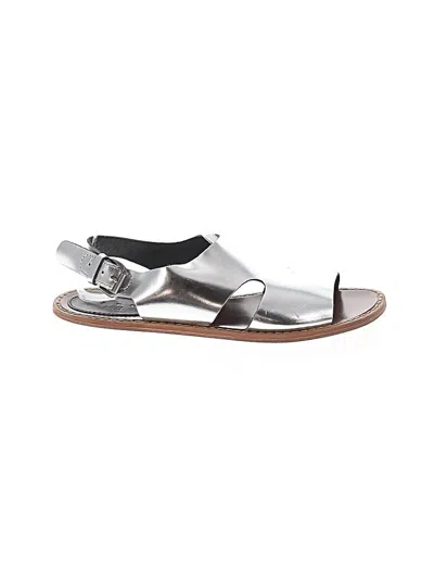 Pre-owned Marni At H&m Sandals In Silver