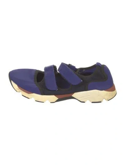Pre-owned Marni Athletic Sneakers In Blue