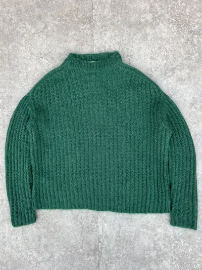 Pre-owned Marni Aw19 Mohair Blend Sweater In Green