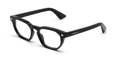 Marni Azyrou Black 0kr Men's Glasses Black Size 51 - Free Lenses - Blue Light Block Available