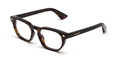 Marni Azyrou Dark Havana Xe3 Men's Glasses Tortoiseshell Size 51 - Free Lenses - Blue Light Block Availabl In Dark Tortoise