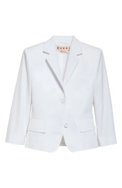 MARNI MARNI BABY COTTON POPLIN SHRUNKEN BLAZER