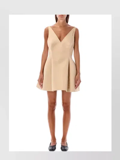 Marni Baby Doll Dress Duchesse In Beige